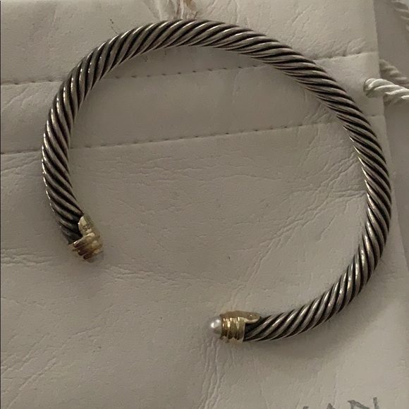 David Yurman Bracelet w Pearls and 14K Gold, 5mm - Picture 4 of 8
